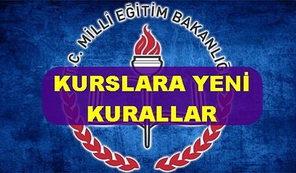 MEB'den kurslarla ilgili resmi yazı: Öğrenci sayıları, öğretmenlere ve öğrencilere yeni kurallar